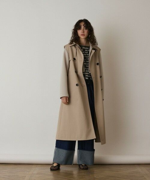 25年購入 グレースコンチネンタル トレンチジレ セール】 チェックトレンチコート （トレンチコート）｜GRACE