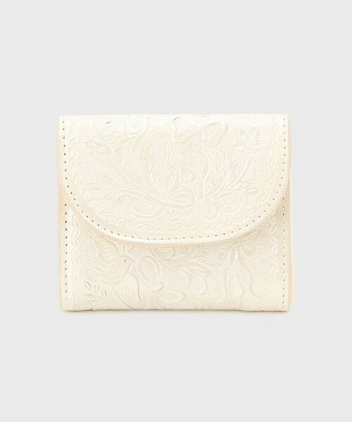 GRACE CONTINENTAL/グレースコンチネンタル V_Stand wallet パールホワイト F GRACE CONTINENTAL/グレースコンチネンタル V_Stand wallet パールホワイト F