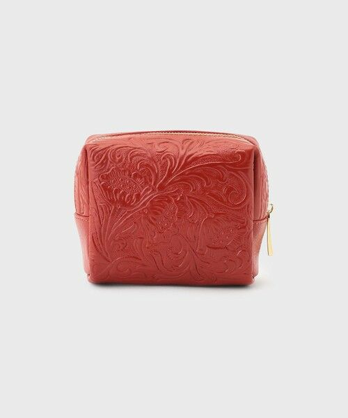GRACE CONTINENTAL/グレースコンチネンタル Square Pouch レッド F GRACE CONTINENTAL/グレースコンチネンタル Square Pouch レッド F