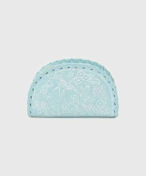 GRACE CONTINENTAL/グレースコンチネンタル V_circle pouch ブルー F GRACE CONTINENTAL/グレースコンチネンタル V_circle pouch ブルー F