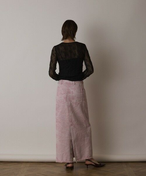 GRACE CONTINENTAL / グレースコンチネンタル ロング・マキシ丈スカート | ピグメントタイトスカート | 詳細1