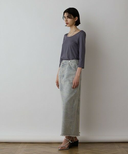 GRACE CONTINENTAL / グレースコンチネンタル ロング・マキシ丈スカート | ピグメントタイトスカート | 詳細13