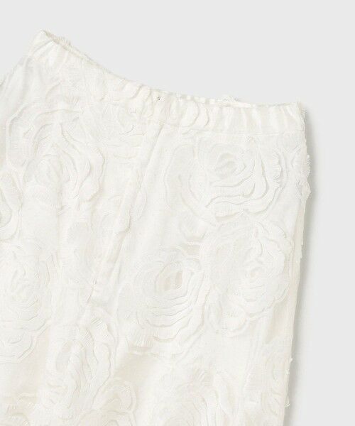 GRACE CONTINENTAL / グレースコンチネンタル ロング・マキシ丈スカート | ローズ刺繍フレアスカート | 詳細10