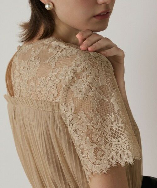 GRACE CONTINENTAL / グレースコンチネンタル ドレス | チュールプリーツドレス | 詳細6