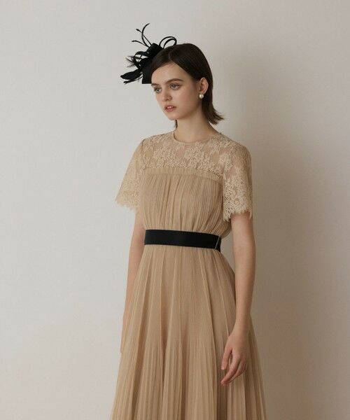 GRACE CONTINENTAL / グレースコンチネンタル ドレス | チュールプリーツドレス | 詳細8