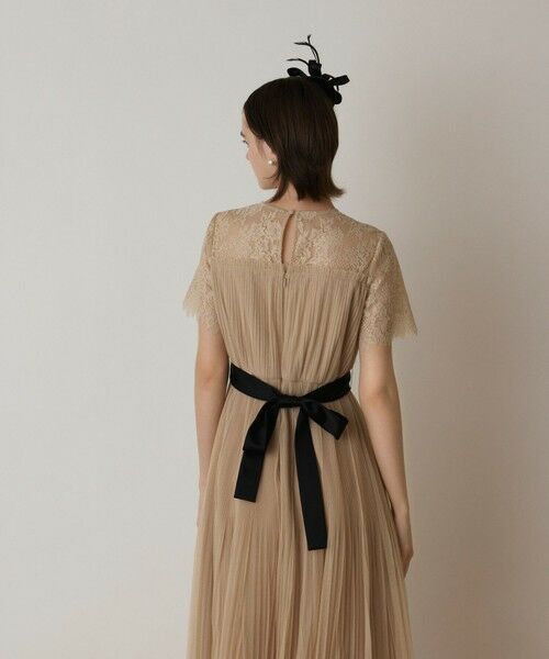 GRACE CONTINENTAL / グレースコンチネンタル ドレス | チュールプリーツドレス | 詳細9