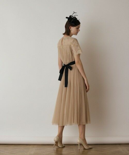 GRACE CONTINENTAL / グレースコンチネンタル ドレス | チュールプリーツドレス | 詳細10
