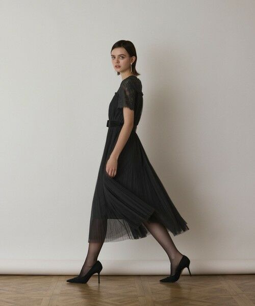 GRACE CONTINENTAL / グレースコンチネンタル ドレス | チュールプリーツドレス | 詳細14