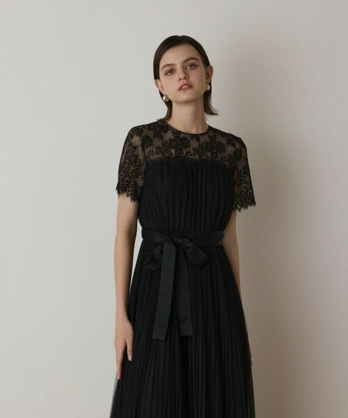 GRACE CONTINENTAL / グレースコンチネンタル ドレス | チュールプリーツドレス | 詳細25