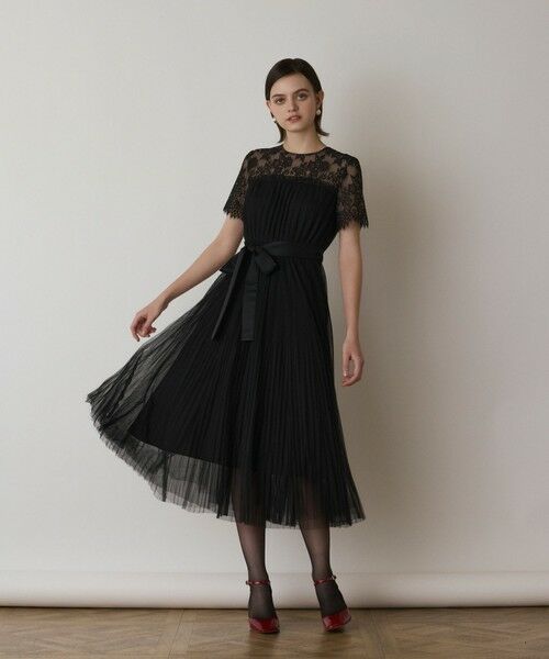 GRACE CONTINENTAL / グレースコンチネンタル ドレス | チュールプリーツドレス | 詳細26
