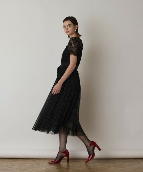 GRACE CONTINENTAL / グレースコンチネンタル ドレス | チュールプリーツドレス | 詳細27