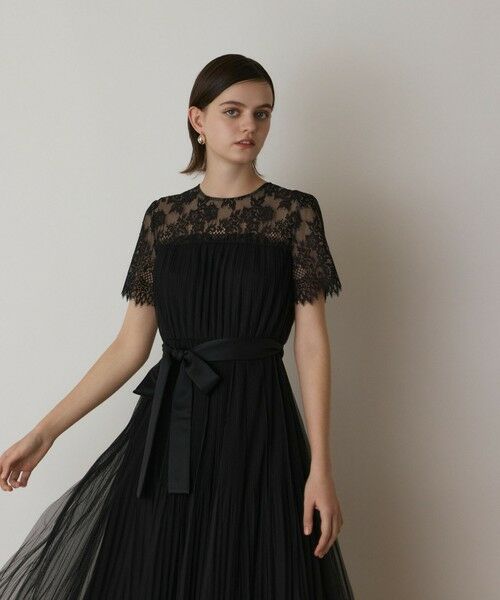 GRACE CONTINENTAL / グレースコンチネンタル ドレス | チュールプリーツドレス | 詳細29