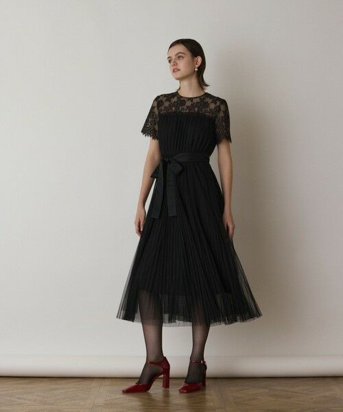 GRACE CONTINENTAL / グレースコンチネンタル ドレス | チュールプリーツドレス | 詳細23