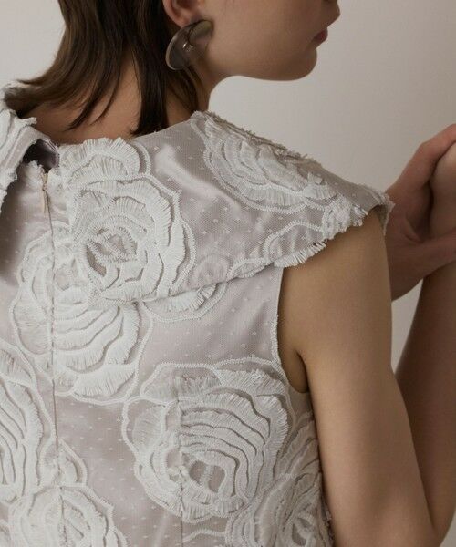 GRACE CONTINENTAL / グレースコンチネンタル ドレス | ローズ刺繍ワンピース | 詳細8
