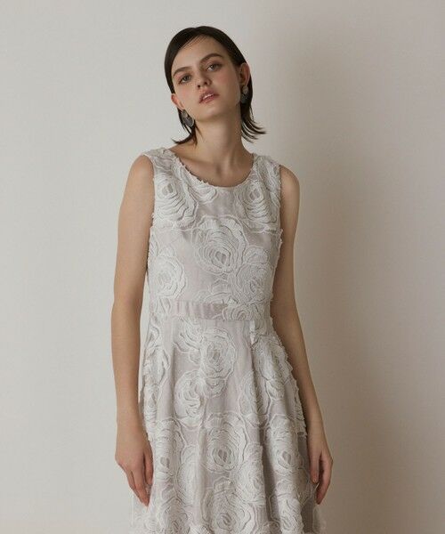 GRACE CONTINENTAL / グレースコンチネンタル ドレス | ローズ刺繍ワンピース | 詳細14