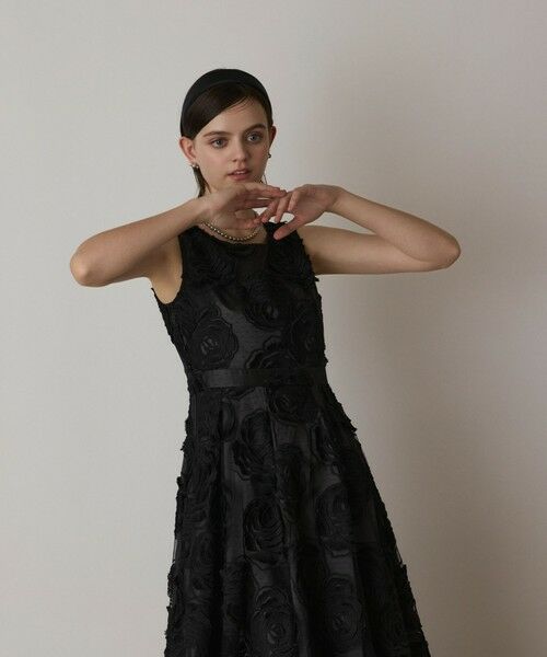 GRACE CONTINENTAL / グレースコンチネンタル ドレス | ローズ刺繍ワンピース | 詳細23