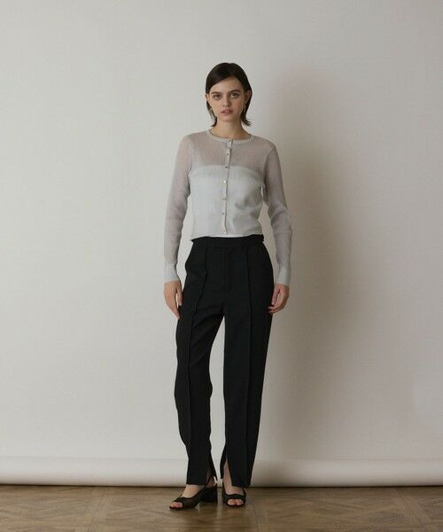 GRACE CONTINENTAL / グレースコンチネンタル ニット・セーター | ラメリブシアーニットカーディガン | 詳細5
