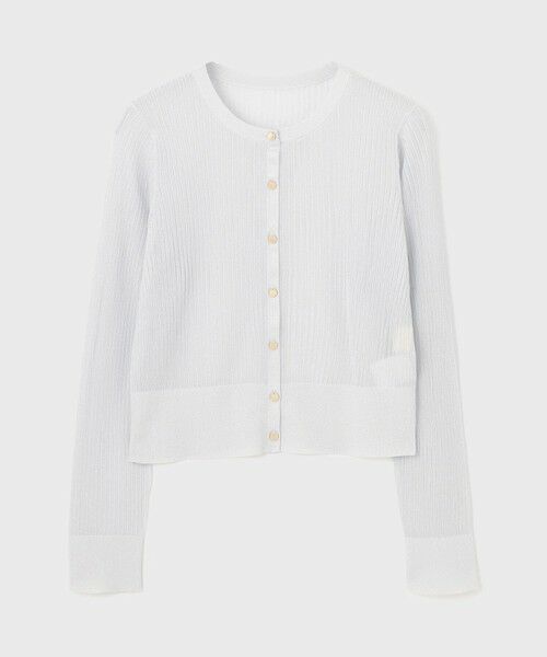 GRACE CONTINENTAL / グレースコンチネンタル ニット・セーター | ラメリブシアーニットカーディガン | 詳細6