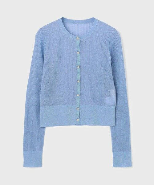 GRACE CONTINENTAL / グレースコンチネンタル ニット・セーター | ラメリブシアーニットカーディガン | 詳細16