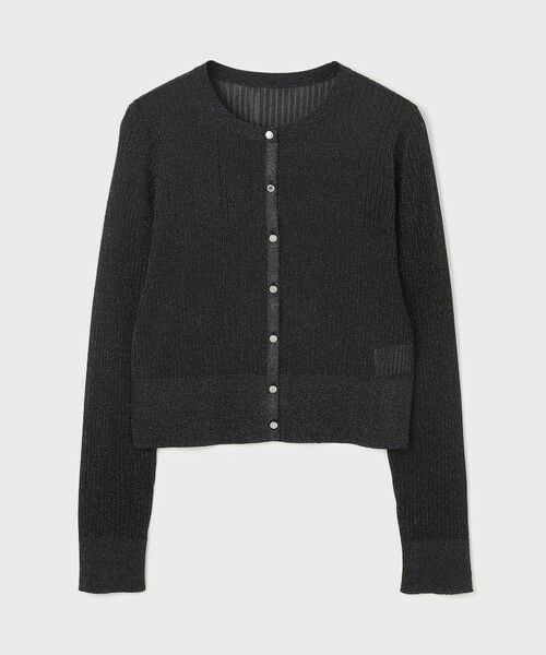 GRACE CONTINENTAL / グレースコンチネンタル ニット・セーター | ラメリブシアーニットカーディガン | 詳細23