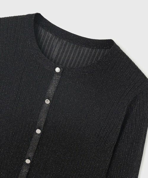GRACE CONTINENTAL / グレースコンチネンタル ニット・セーター | ラメリブシアーニットカーディガン | 詳細25