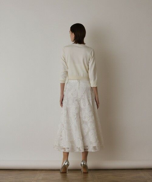 GRACE CONTINENTAL / グレースコンチネンタル ニット・セーター | ローズ刺繍ニットカーディガン | 詳細8