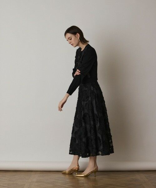 GRACE CONTINENTAL / グレースコンチネンタル ニット・セーター | ローズ刺繍ニットカーディガン | 詳細16