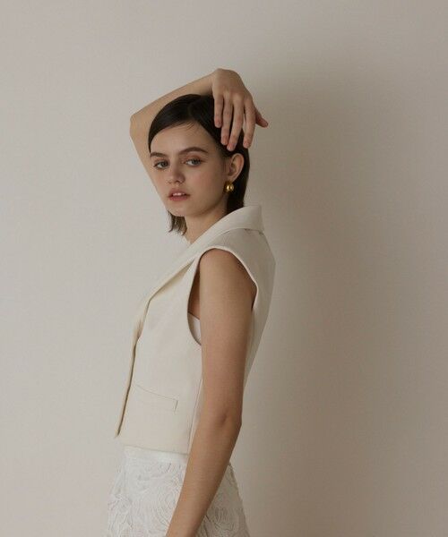 GRACE CONTINENTAL / グレースコンチネンタル ベスト | トリアセジャージジレ | 詳細5