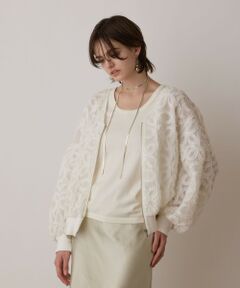 GRACE CONTINENTAL / グレースコンチネンタル ブルゾン | テープ刺繍Vネックブルゾン