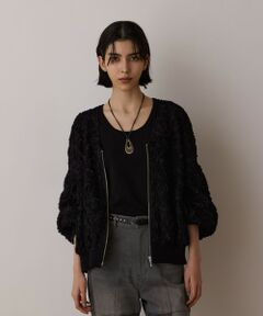 GRACE CONTINENTAL / グレースコンチネンタル ブルゾン | テープ刺繍Vネックブルゾン