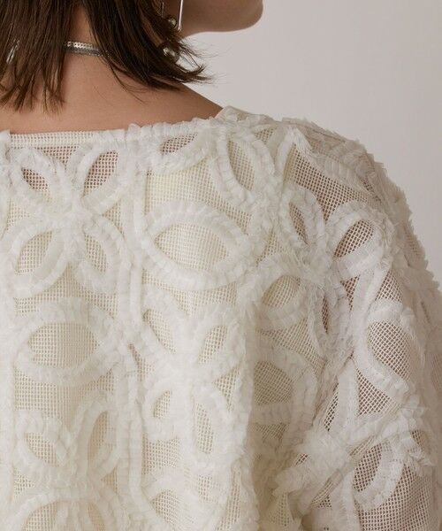 GRACE CONTINENTAL / グレースコンチネンタル ブルゾン | テープ刺繍Vネックブルゾン | 詳細10