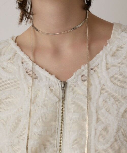 GRACE CONTINENTAL / グレースコンチネンタル ブルゾン | テープ刺繍Vネックブルゾン | 詳細11