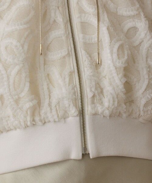 GRACE CONTINENTAL / グレースコンチネンタル ブルゾン | テープ刺繍Vネックブルゾン | 詳細12