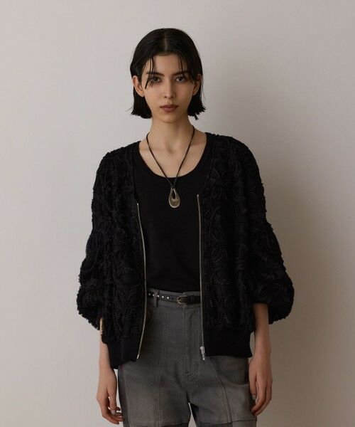 【美品】GRACE CONTINENTAL FOXファー　チェックGジャン38 セール】 ファーコートジャケット （その他アウター）｜GRACE