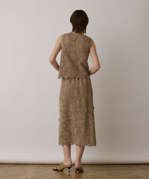 GRACE CONTINENTAL / グレースコンチネンタル ロング・マキシ丈スカート | クロシュ刺繍スカート | 詳細8