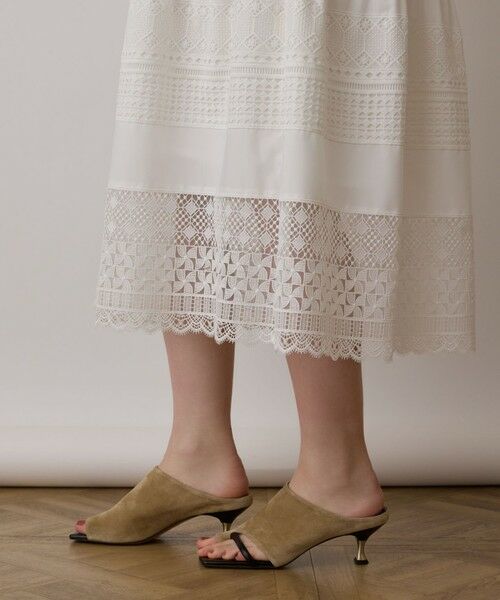 GRACE CONTINENTAL / グレースコンチネンタル ロング・マキシ丈ワンピース | レースコンビワンピース | 詳細10