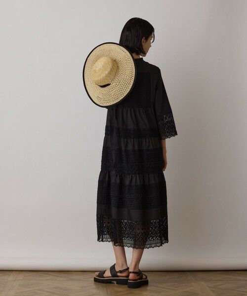 【極美品】グレースコンチネンタル カシュクールティアード マキシ丈ワンピース セール】 レースコンビワンピース （ロング・マキシ丈ワンピース