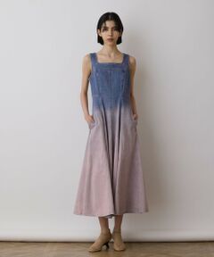 GRACE CONTINENTAL / グレースコンチネンタル ロング・マキシ丈ワンピース | デニム切替サーキュラーワンピース