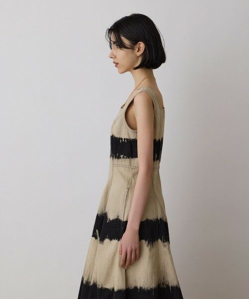 GRACE CONTINENTAL / グレースコンチネンタル ロング・マキシ丈ワンピース | デニム切替サーキュラーワンピース | 詳細4