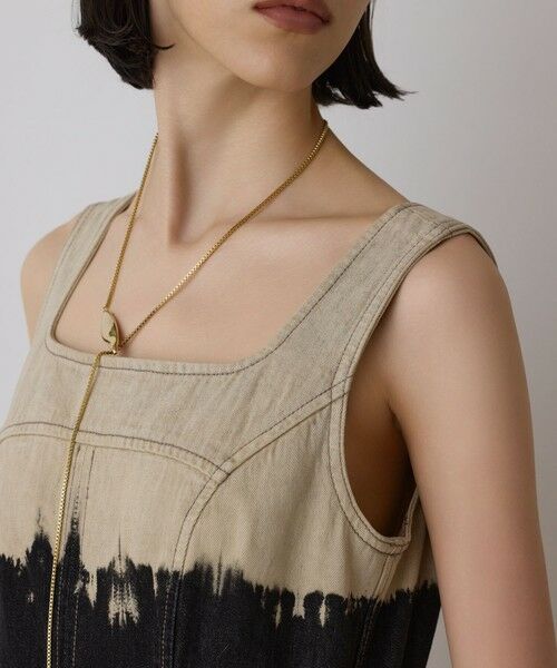 GRACE CONTINENTAL / グレースコンチネンタル ロング・マキシ丈ワンピース | デニム切替サーキュラーワンピース | 詳細7