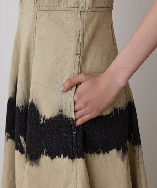 GRACE CONTINENTAL / グレースコンチネンタル ロング・マキシ丈ワンピース | デニム切替サーキュラーワンピース | 詳細9