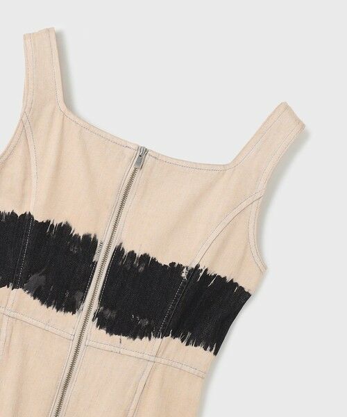 GRACE CONTINENTAL / グレースコンチネンタル ロング・マキシ丈ワンピース | デニム切替サーキュラーワンピース | 詳細13