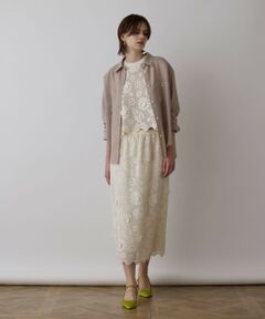 GRACE CONTINENTAL / グレースコンチネンタル シャツ・ブラウス | シアー2wayウエスタンシャツ