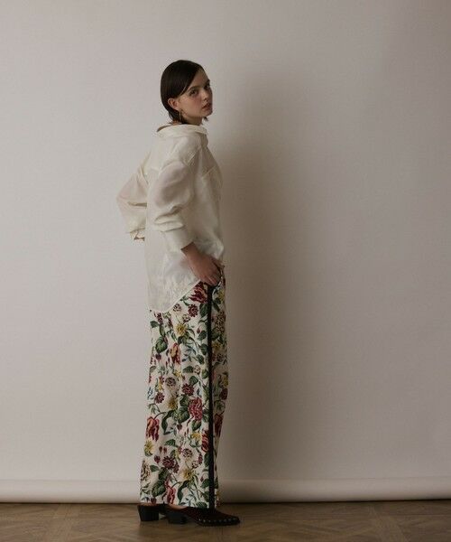 GRACE CONTINENTAL / グレースコンチネンタル シャツ・ブラウス | シアー2wayウエスタンシャツ | 詳細4