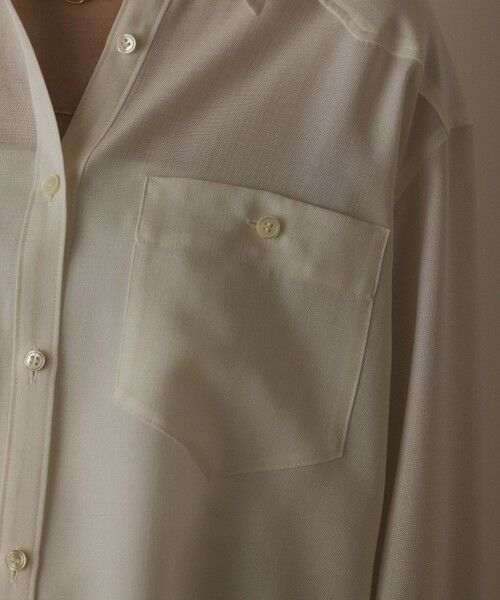 GRACE CONTINENTAL / グレースコンチネンタル シャツ・ブラウス | シアー2wayウエスタンシャツ | 詳細5