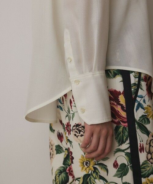 GRACE CONTINENTAL / グレースコンチネンタル シャツ・ブラウス | シアー2wayウエスタンシャツ | 詳細6