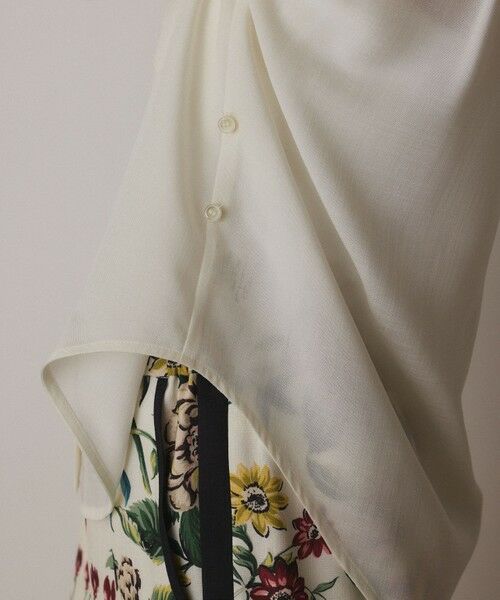 GRACE CONTINENTAL / グレースコンチネンタル シャツ・ブラウス | シアー2wayウエスタンシャツ | 詳細7