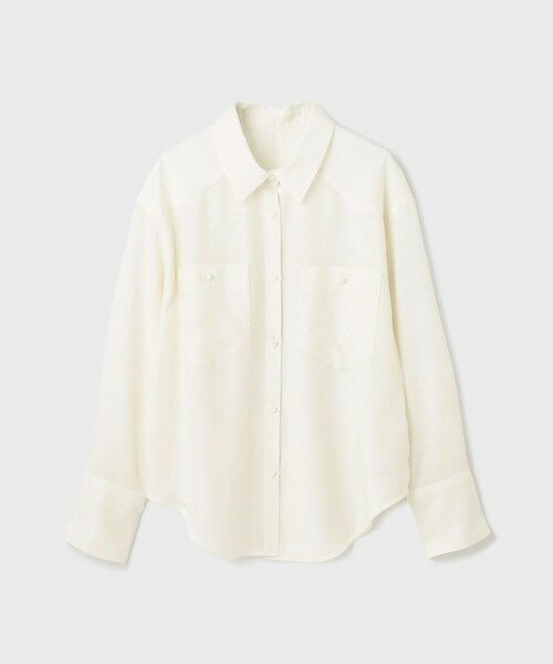 GRACE CONTINENTAL / グレースコンチネンタル シャツ・ブラウス | シアー2wayウエスタンシャツ | 詳細8