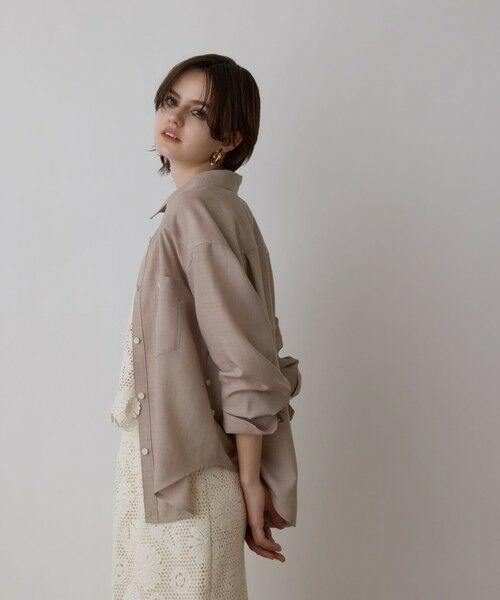 GRACE CONTINENTAL / グレースコンチネンタル シャツ・ブラウス | シアー2wayウエスタンシャツ | 詳細12