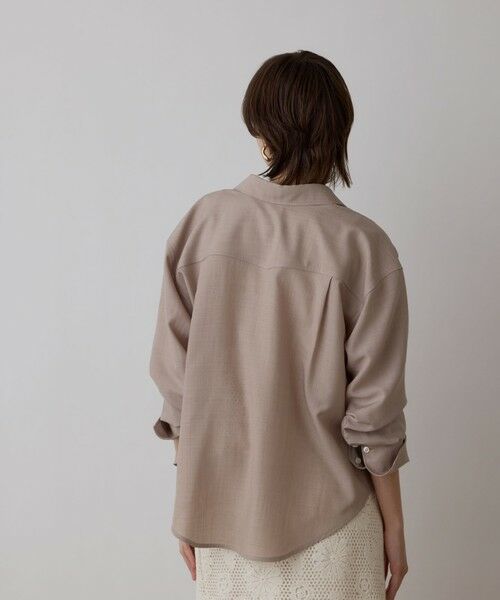 GRACE CONTINENTAL / グレースコンチネンタル シャツ・ブラウス | シアー2wayウエスタンシャツ | 詳細13